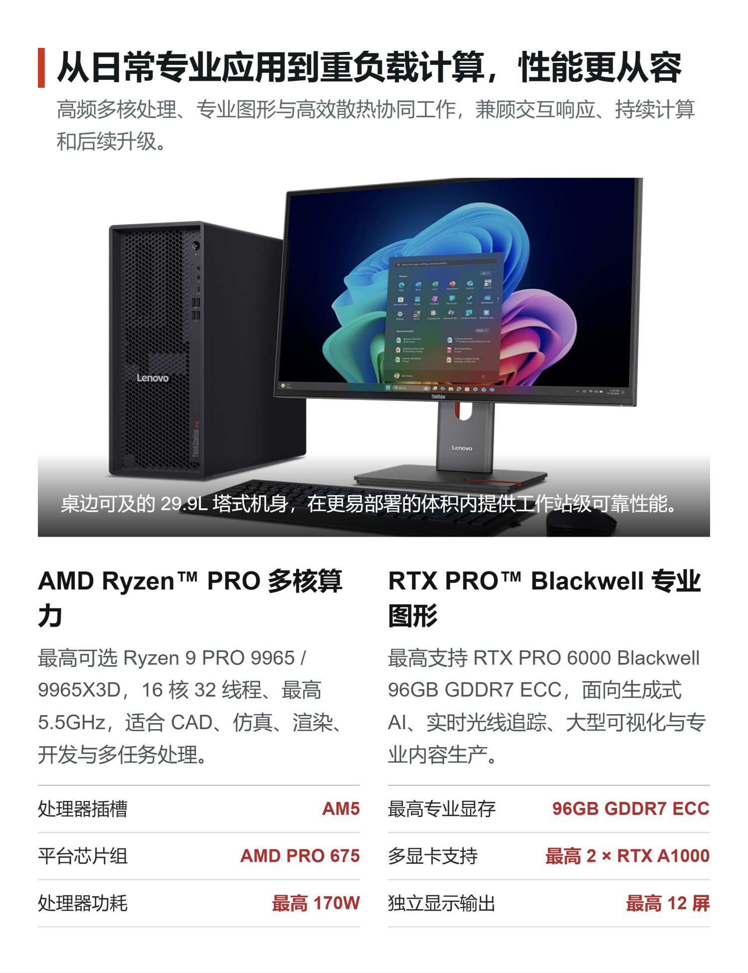 ThinkStation P4 扩展能力